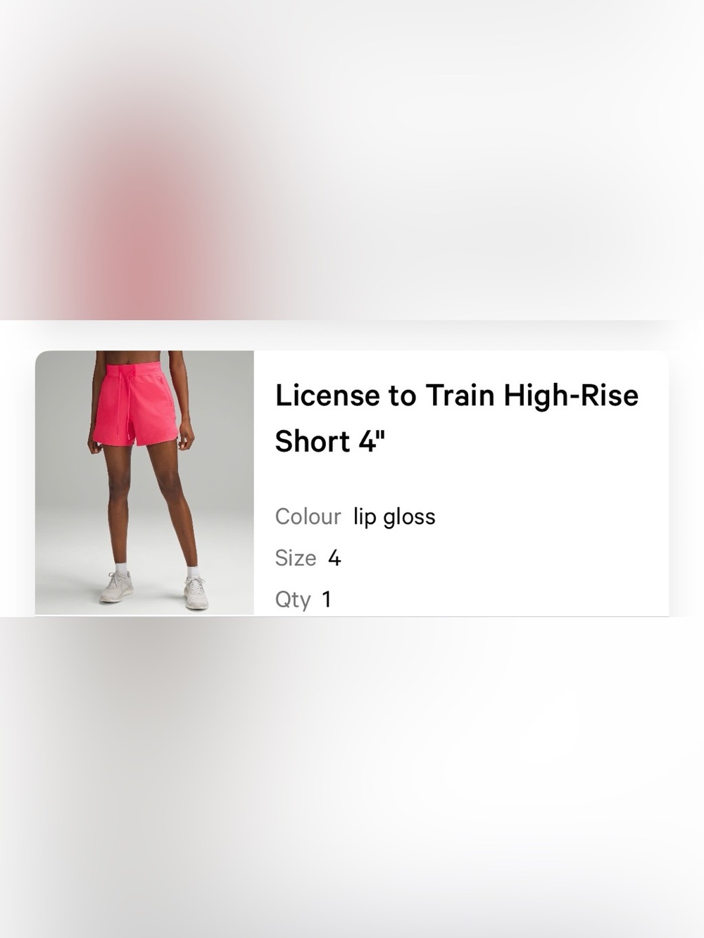 Lululemon license to train high rise shorts 4
